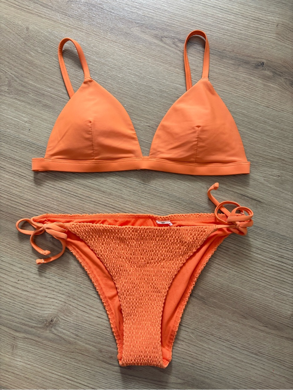 Hollister orange bikini swimsuit size M